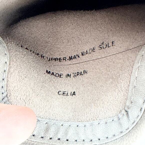 Verbenas Celia Suede Slip On Mule Espadrille Slide Sandal Boho Hippie Taupe 38 - Picture 12 of 12